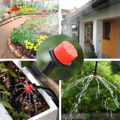 Automatic Micro Drip Irrigation System with Adjustable Nozzle for Garden Watering
