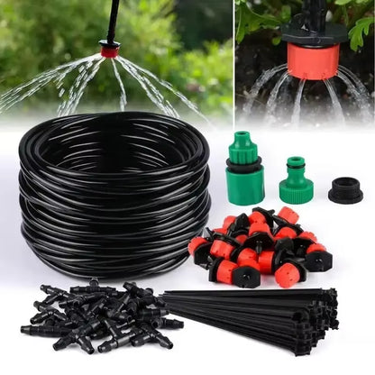 Automatic Micro Drip Irrigation System with Adjustable Nozzle for Garden Watering